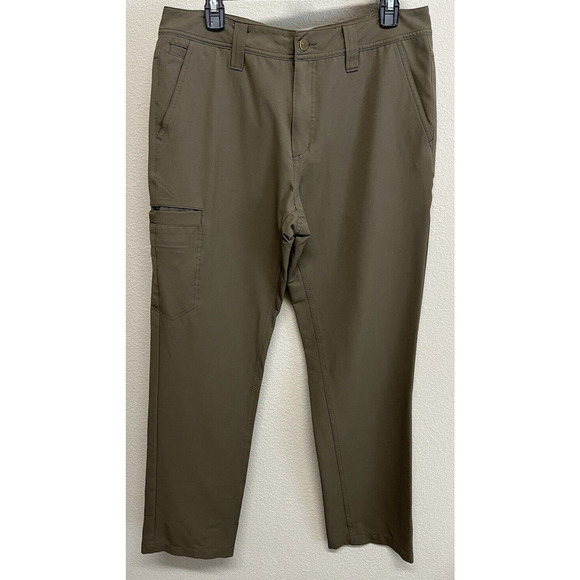 Toad&Co Light trail Lean Pant Men's Size 32 Taupe Olive Cargo Pants - Picture 11 of 12